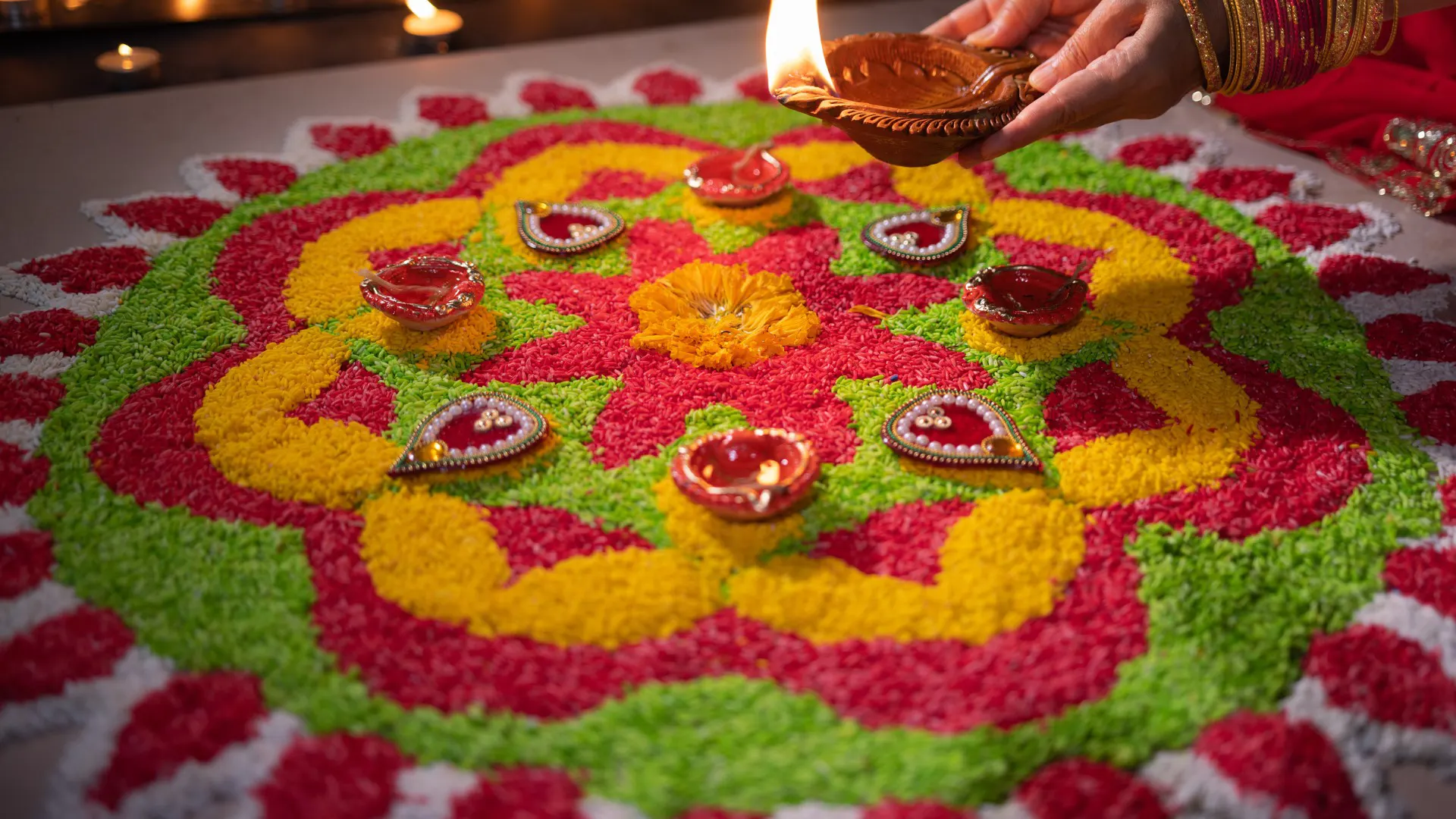 Colorful Rangolis Colorful Rangolis