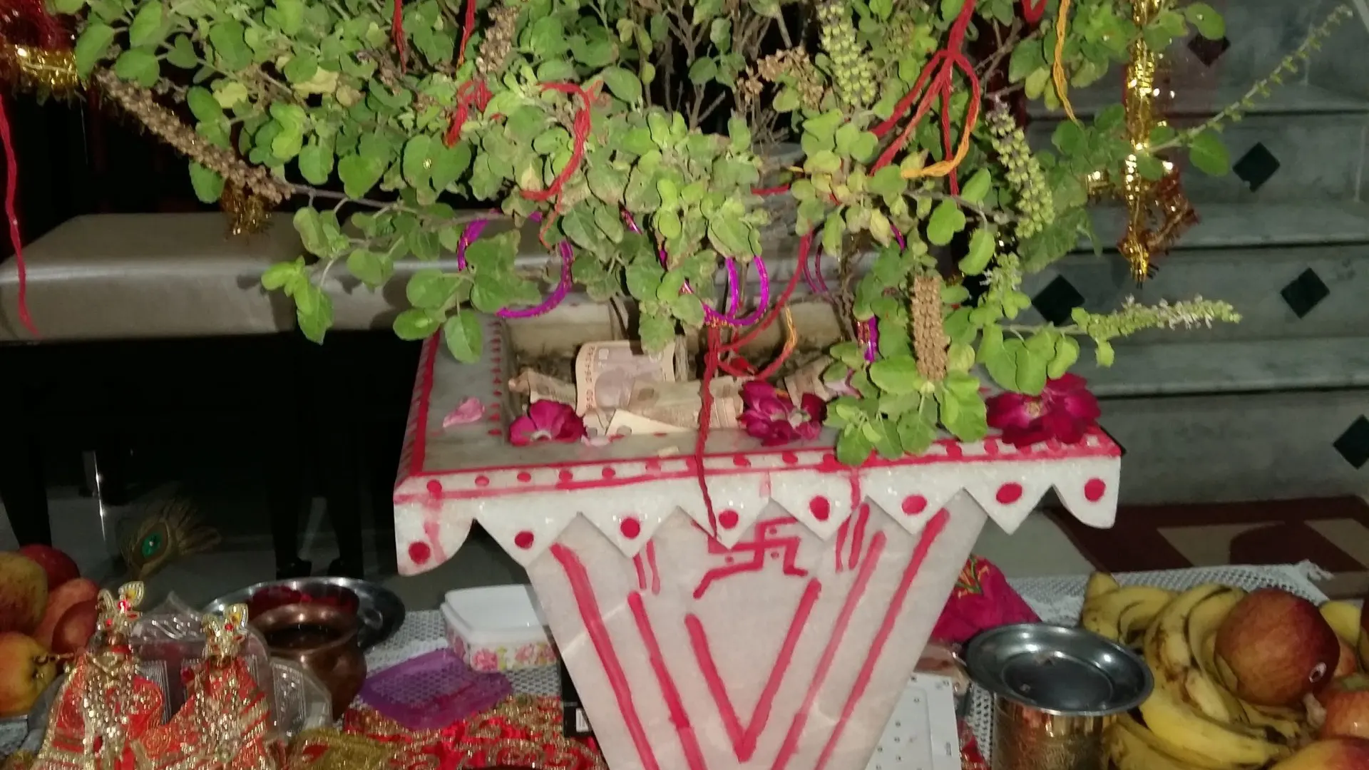 Tulsi Decoration Tulsi Decoration